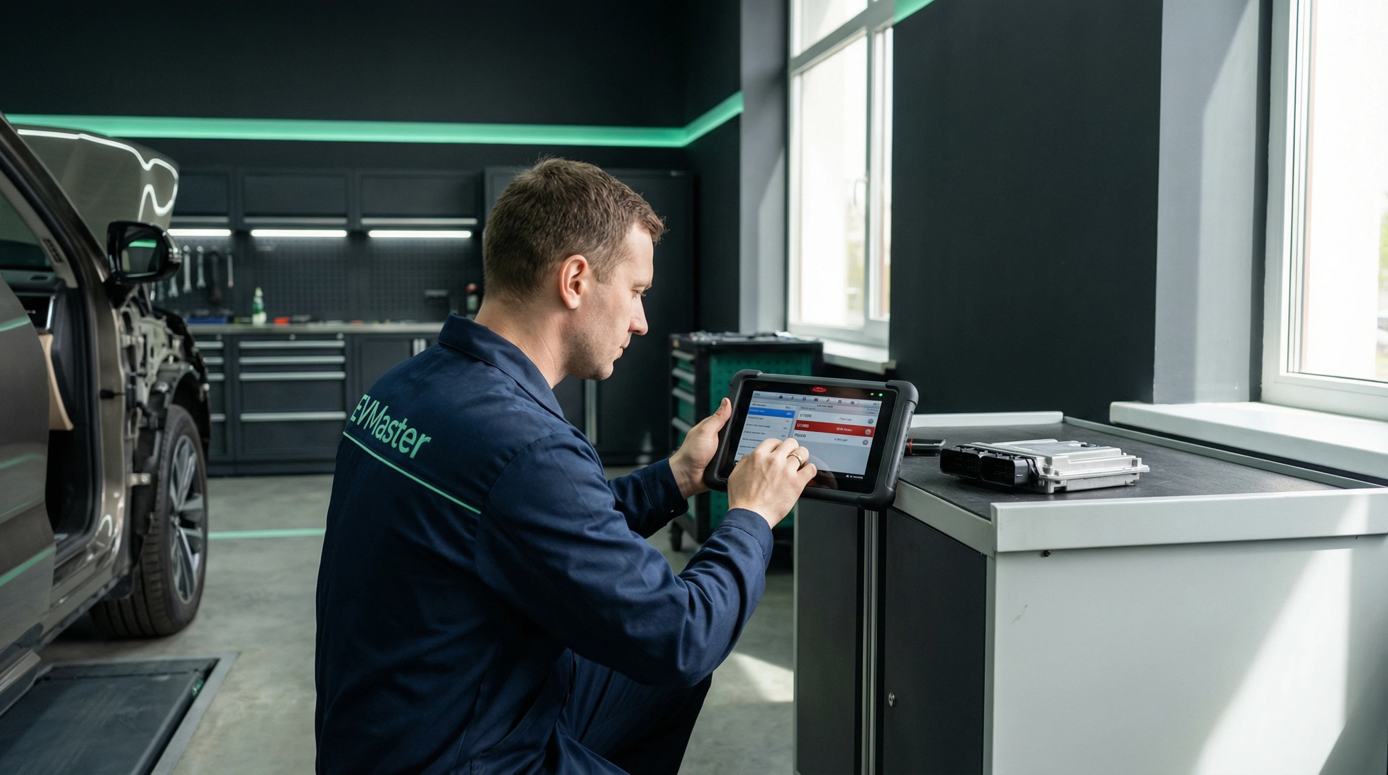Диагностика блокировки мастер-аккаунта Li Auto специалистом EVMaster в Минске