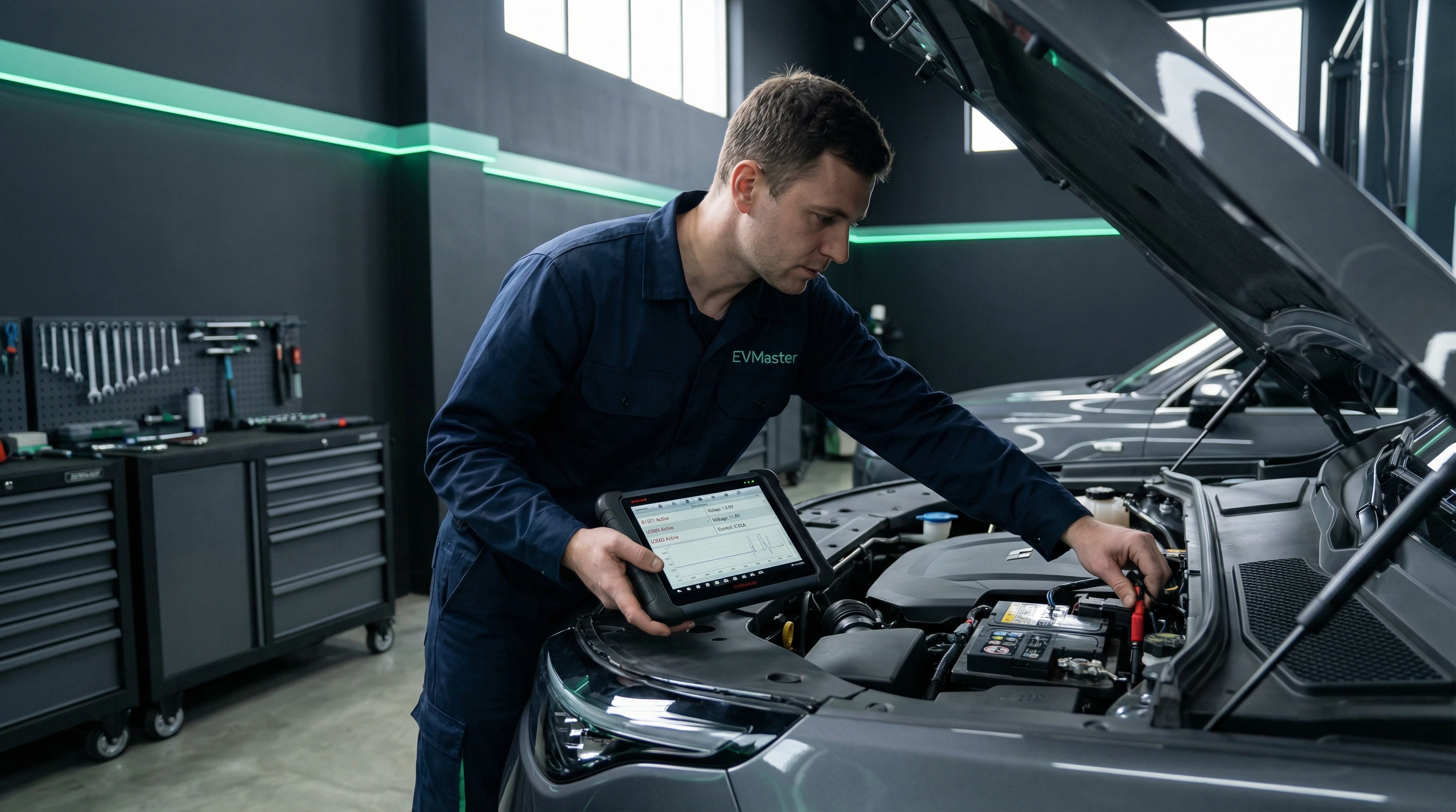 Мастер EVMaster заменяет гидроопоры двигателя Li Auto L9 для устранения вибраций range extender