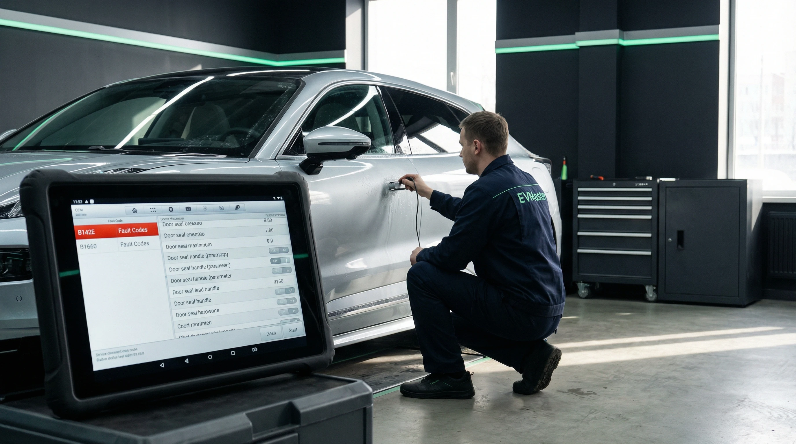 Диагностика и ремонт в EVMaster: Обледенение уплотнителей Zeekr: рабочая схема зимней профилактики