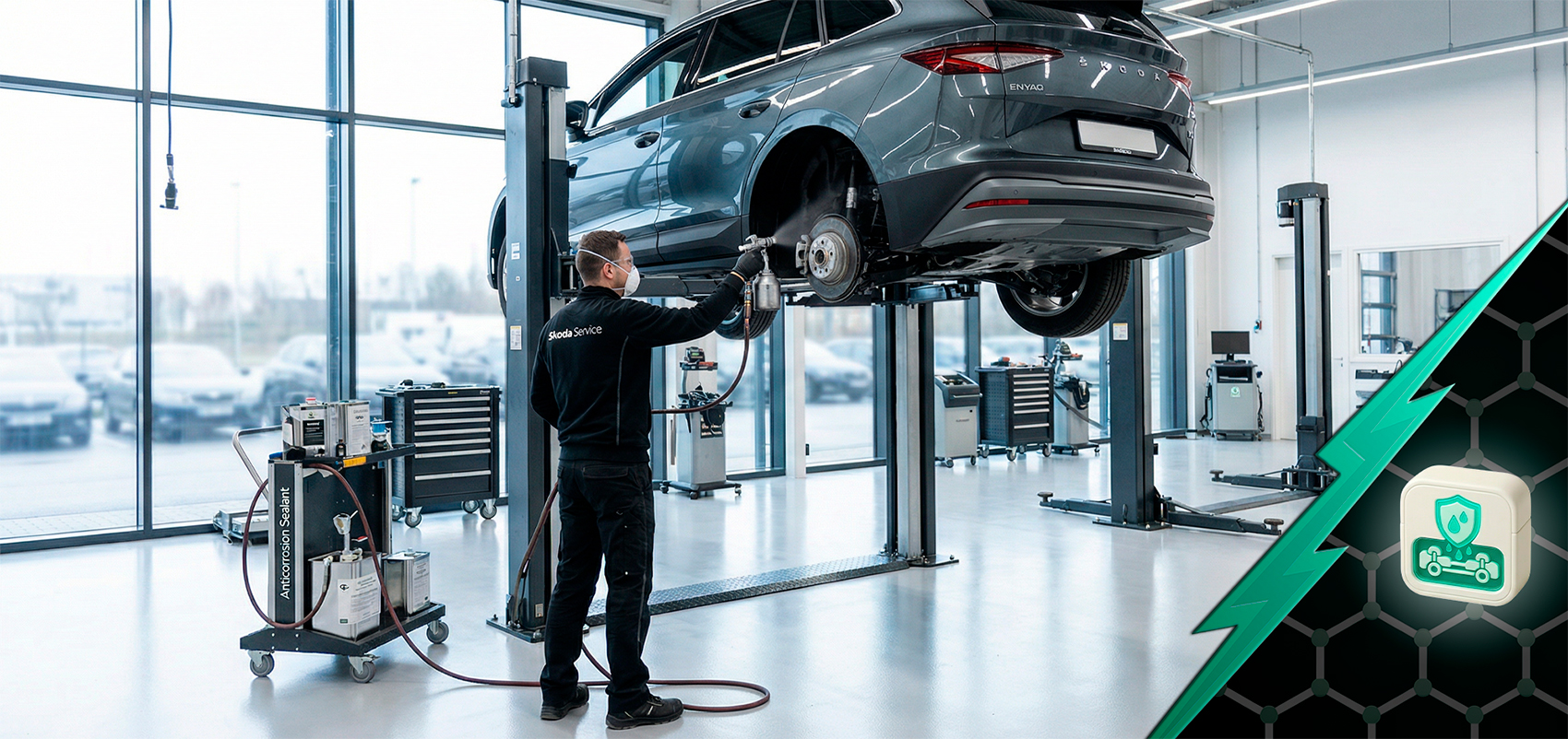 Антикоррозийная обработка Skoda