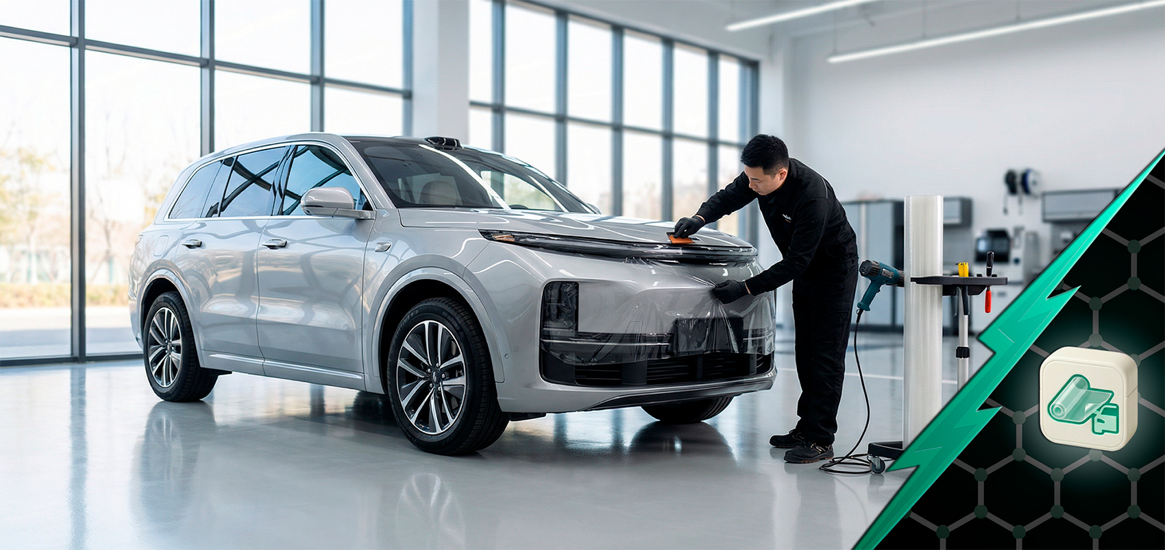 Оклейка антигравийной пленкой Li Auto (LiXiang)