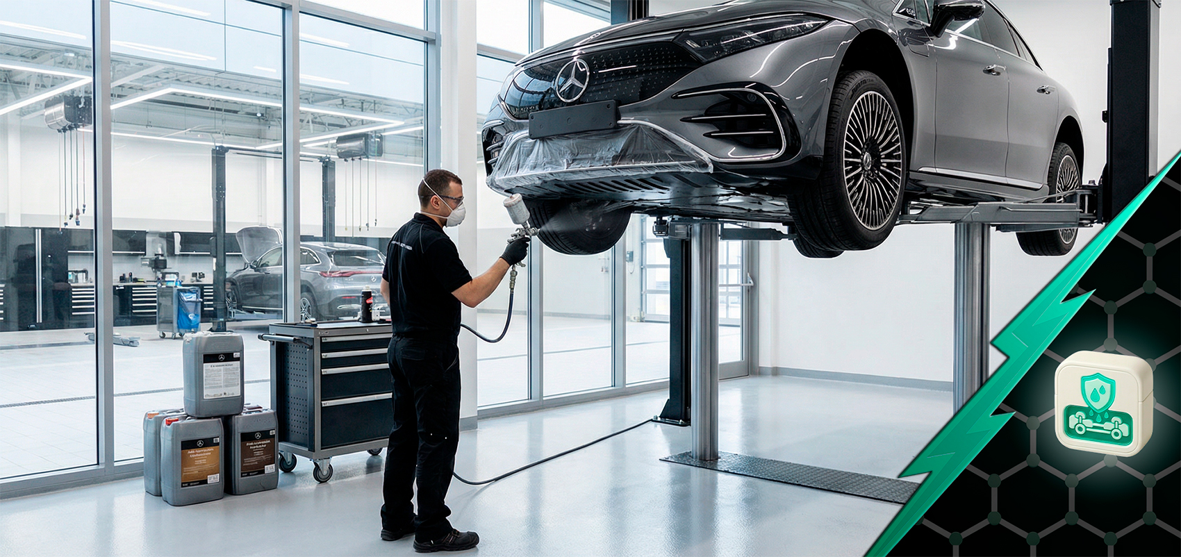 Антикоррозийная обработка Mercedes-Benz