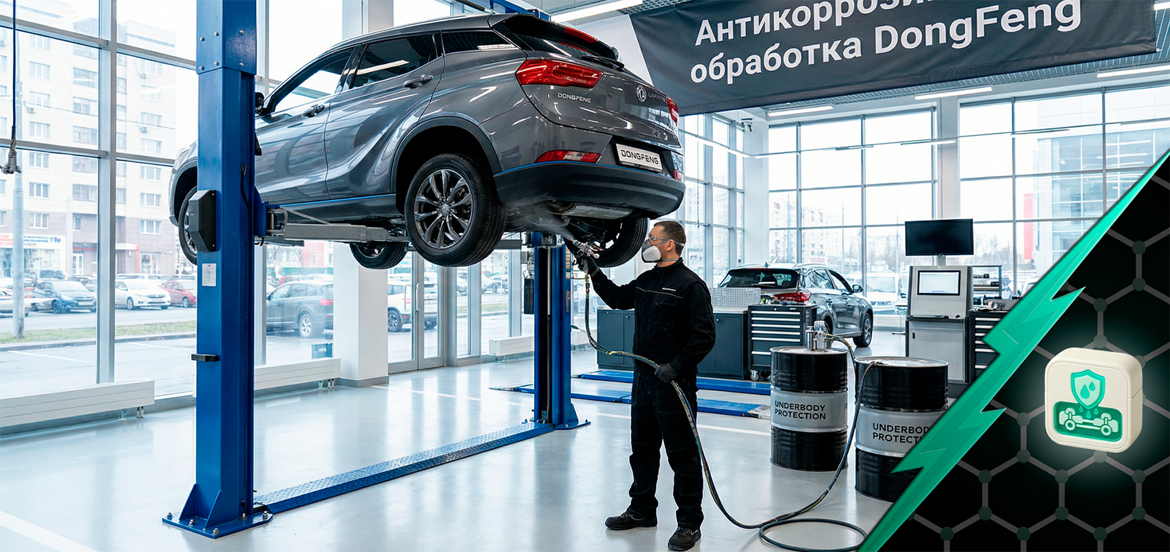 Антикоррозийная обработка DongFeng
