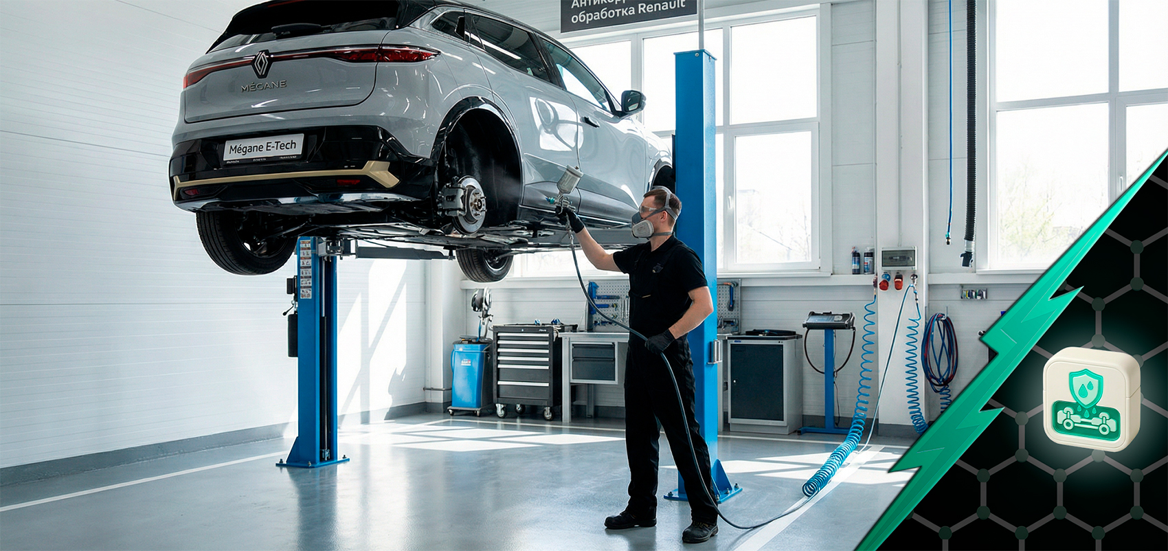 Антикоррозийная обработка Renault
