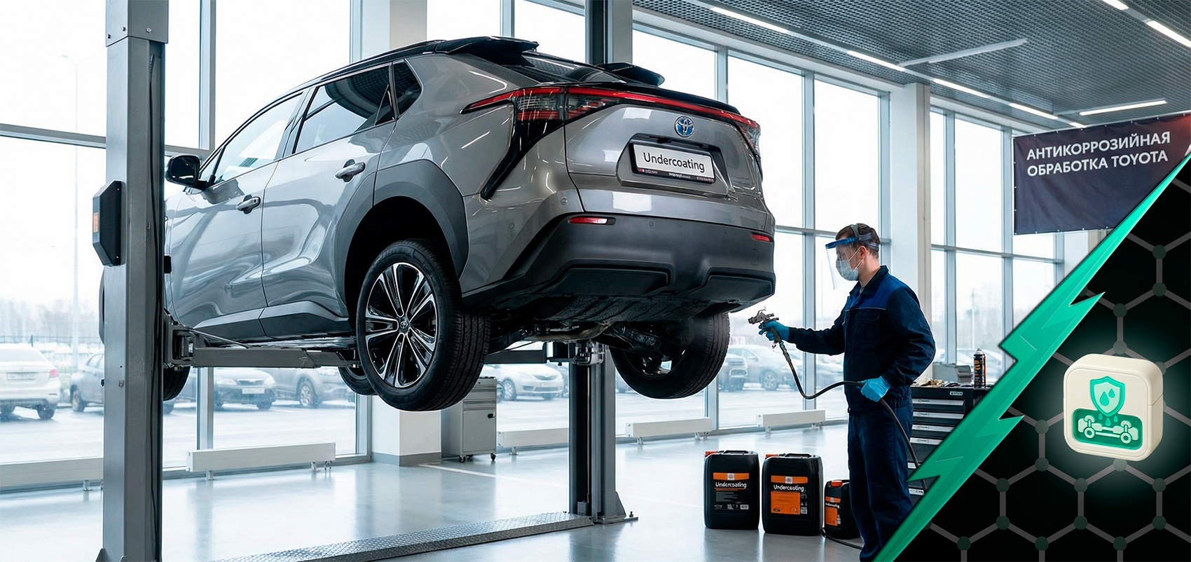 Антикоррозийная обработка Toyota