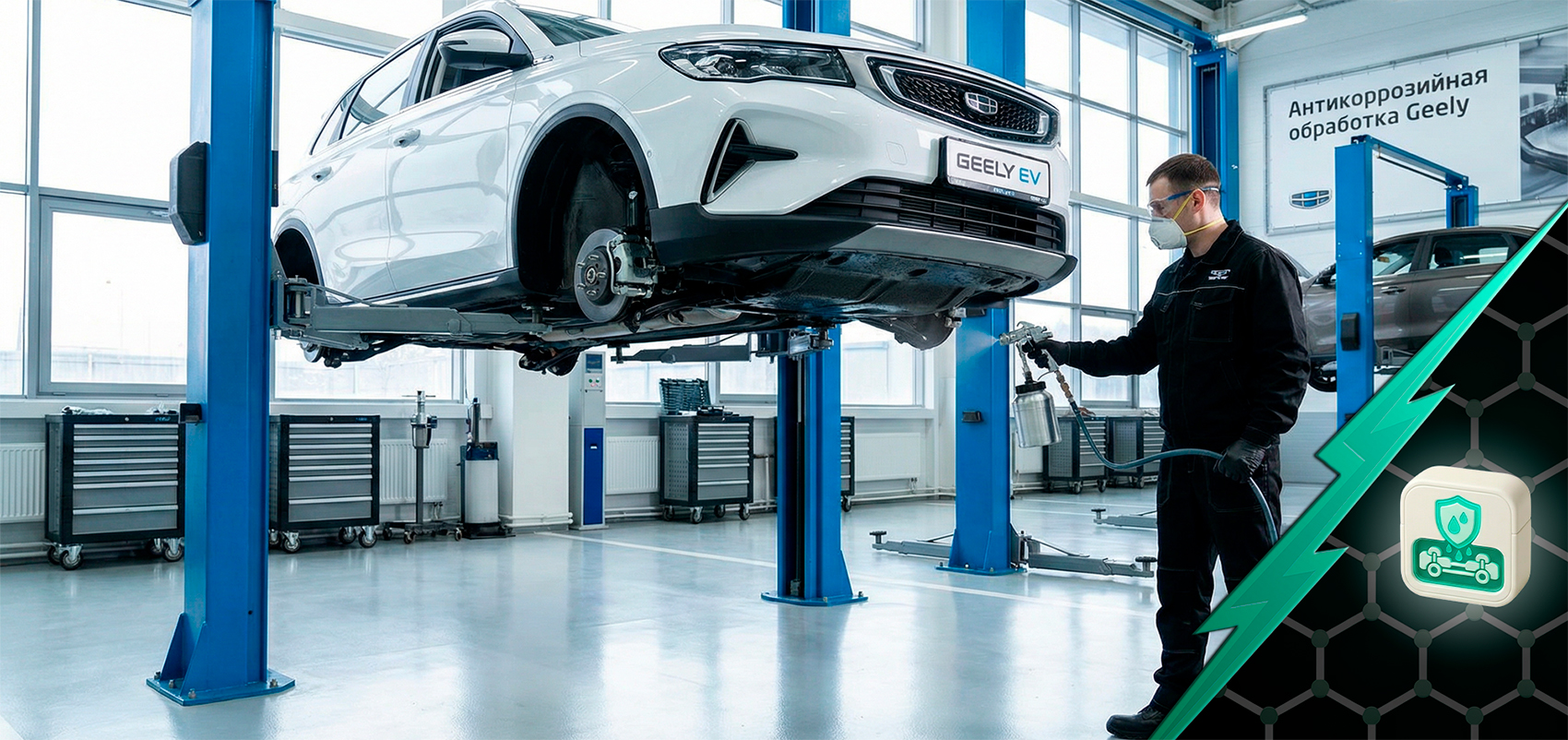 Антикоррозийная обработка Geely