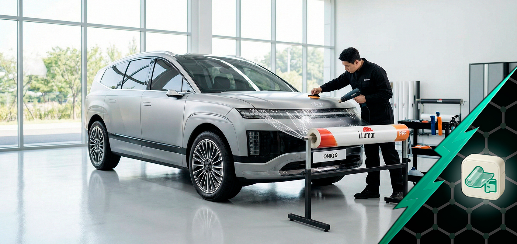 Оклейка антигравийной пленкой Hyundai