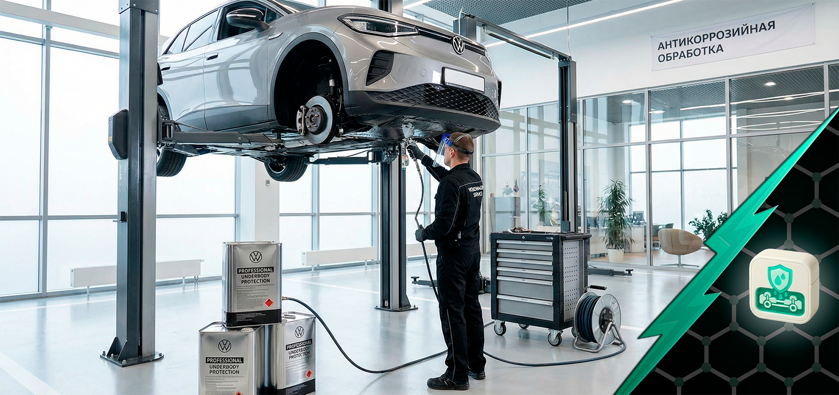 Антикоррозийная обработка Volkswagen